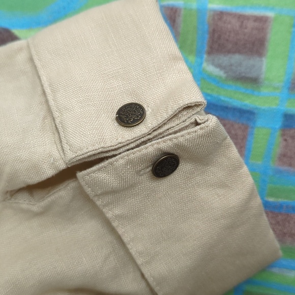 J.G. Hook 100% Linen Dress, Sz 10P - Picture 4 of 12